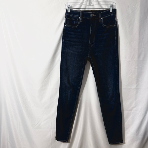 Hudson Centerfold Super Skinny High Rise Ankle Length Jeans In Enchanter Wash
